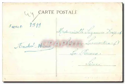 Batz (Loire-Inf.) — An der Küste — Die Chapelles-Höhlen — Sammlung F. Chapeau, Nantes, 2. Auflage — Rückseite
