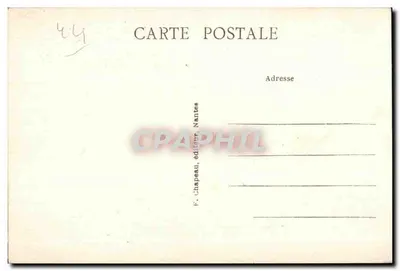 Batz (Loire-Inf.) — Ruine di Notre-Dame du Mûrier (XVe secolo) e Torre Saint-Guénolé (XVIIe secolo) — F. Chapeau, editore Nantes — Verso