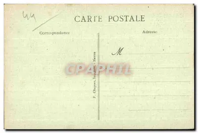 Batz (Loire-Inf.) — Vista da Costa, Rocha estranha perto das Grutas das Gêmeas — P. Chapeau, Nantes — Verso