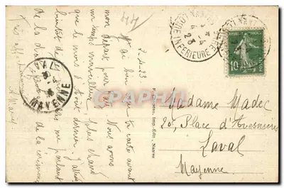 Batz (Loire-Inf.) — Ruínas da Capela N.-D. do Mûrler (século XV) — F. Chopeau, Imp.-édit., Nantes — Verso