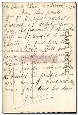 Ruínas da Capela N.-D. do Mûrler — Batz (Loire-Inf.) — editor R. Chapeau, Nantes, n° 127 — Verso