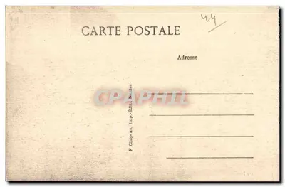 Clisson (Loire-Inf.) — Wnętrze zamku, Ruiny apartamentów Konnetabla — F. Chaprau, Imp.-Édit. Nantes — Rewers