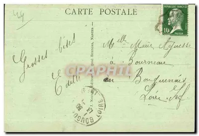Clisson — Zamek XIV wieku, zniszczony w 1793 — J. Nozais — Rewers