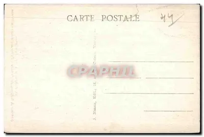 Clisson (Loire-Atlantique) — Wewnętrzne więzienne komnaty dla kobiet — wejście do podziemnych więzien — J. Nozais, wydawca — Rewers