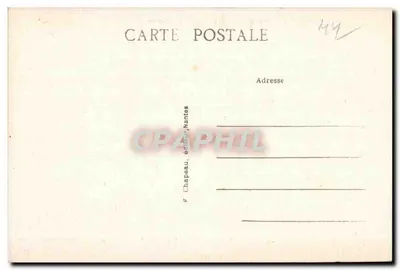Clisson (Loire-Inf.) — Zamek, widok z mostu św. Antoniego — Chapeau, wydawca Nantes, nr 28 — Rewers
