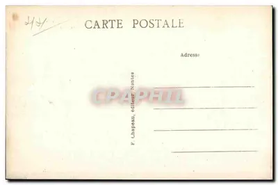 Guérande (Loire-Inf.) — A Colegiata de São Aubin (século XV) — Lado Sul — Editor F. Chapeau, Nantes — Verso