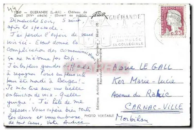 Schloss Careil — Guérande — Artisiques Editions — Rückseite