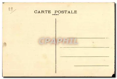 アンティーク絵葉書 グイミラウ カルバール デティールズ レンフェル エット ラ シェネ — 裏面