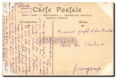Douarnenez — L'Anse du Port Rhu — wydawca nieznany, nr 61 — Rewers