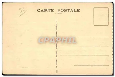 Presqu'île de Crozon — O Castelo de Dinan — G. Artaud, Nantes — Verso