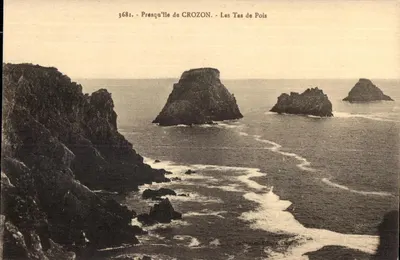 Presqu'île de CROZON - Les Tas de Pois — Edição Villaret, n° 3681
