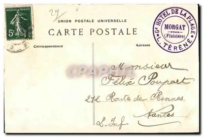 Morgat — La Grande Grotte de l'Autel — Collection Villard-Ouverture — Rewers