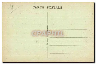 Morgat - Widok na Gador — tradycyjna formacja skalna — wydawca Le Dosté, fotografia Chateaulin — Rewers