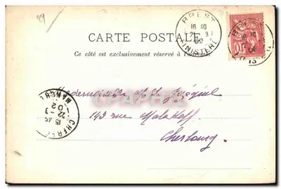 Percursos de Dinant, perto de Morgat — R. Boëlle, Fot. Ed., Brest — Verso