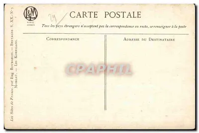Les Korrigans — Bretagne — por Eug. Bourgeois — Les Éditions Morgat — Verso