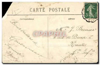 Château de Kériiolet — La Salle des Gardes - La Cheminée — Éditeur : Collection Villard Quimper, n° 209 — Reverso