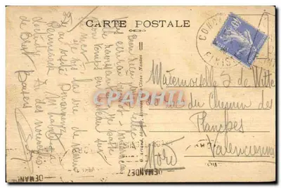 Concarneau — O Sino e entrada da Cidade Fechada — editor A. Arnaud, n°79 — Verso