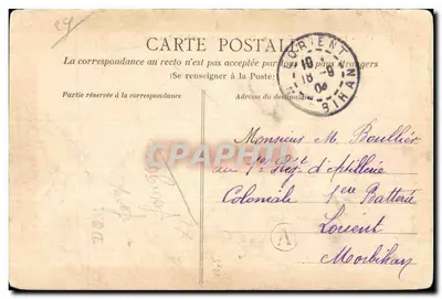 O Castelo de Kériolet — Museu Departamental do Finistère — editor H.M. — Verso