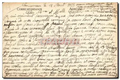 Concarneau — O Sino e entrada da Cidade Fechada — LL — Verso
