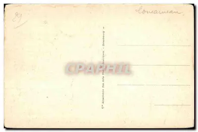 Concarneau — Entrada dos muros — Bilhete postal antigo n°24, editor Alacienne des Arts Franc-Comtois — Verso