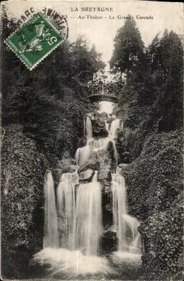 CPA Rennes Au Thabor La Grand Cascade