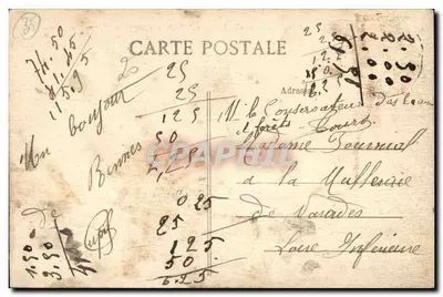 Rennes — Serre Thabor i ogrodzenie francuskie (architekt Martenot) — Rewers