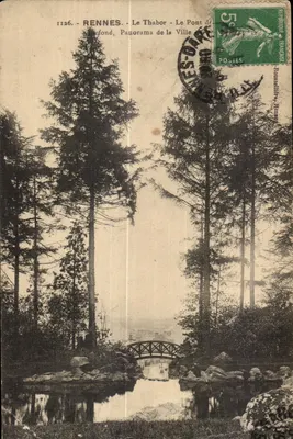 Rennes - Le Thabor - Le Pont de la Ville — Panorama — éditeur Rennes, n°1126