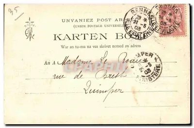 Rennes - Ogród Botaniczny - Zbiór E.H. — N° 861 — Rewers
