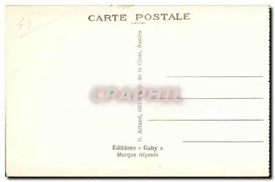 Rennes — Les Jardins du Thabor — Graby — Verso