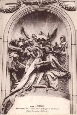 Monument de l'Union de la Bretagne à la France — Rennes — (Jean Boucher, Sculpteur)