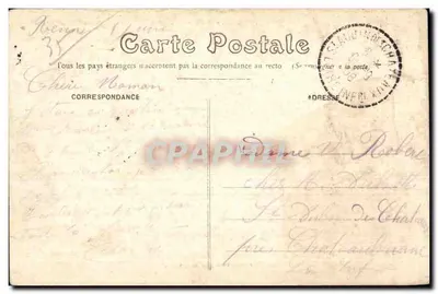 Rennes - Le Thabor (Colonnes Vanneau et Papu) et l'Église Notre-Dame — E. Mary-Rouscelière, édit., Rennes — Verso