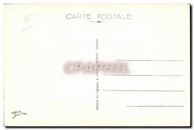 Rennes (Il-et-V.) — Pałac Świętego Jerzego (Dawna Abp. Benedyktynów Świętego Jerzego) — Wydawnictwo Cigogne — Rewers