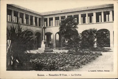 Rennes - Monastère St-Yves - Le Cloître — A. Lamiré, Editeur, Rennes
