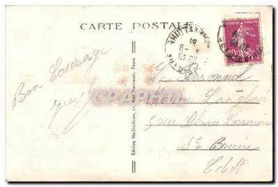 Tours (Loire-et-Loire) — Ogólny widok Mostu Wilsona i Loiry — Wydawnictwo Maillocheau, nr 41 — Rewers