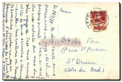 Góry Trientu (Valais) — widok doliny z mostkiem — 1986 — Rewers