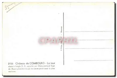 Castelo de Combourg — Torre do Manre mais alta — Editor Légia — Verso