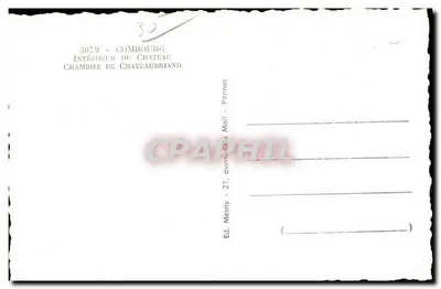 Wnętrze Zamek Châteaubriand — Pokój — Wyd. Mesny, 27, aleja Mail - Pernes — Rewers