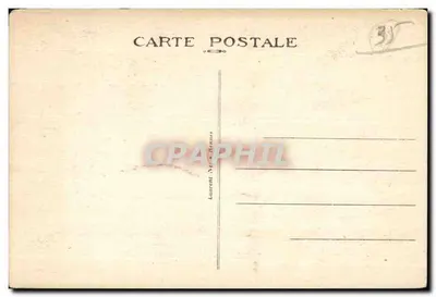 Quarto de Chateaubriand — Interior do Castelo — Comboureg — Verso