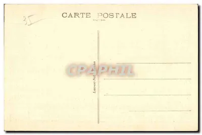 Rennes — Het Paleis Saint-Georges — uitgever Lollis, n° 201 — Achterkant