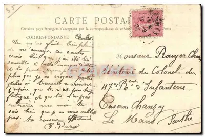 Rennes — La Grande Cascade au Thabor — A.G. - C7 — Verso