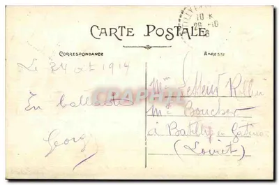 LYON — Place Carnot — Station Perrache en Hotel Terminus - E.R. — Achterkant
