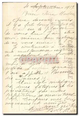 D'Albace — Erinnerung — Imprimeries Réunies de Nancy, n° 571 — Rückseite