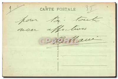 Fougères - Torres de Coigny e Mélu sine (século XIV) — editor G. Arnaud, n° 43 — Verso