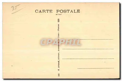 Fougères — Torre Surienne — G. Artaud, editore, Nantes — Verso