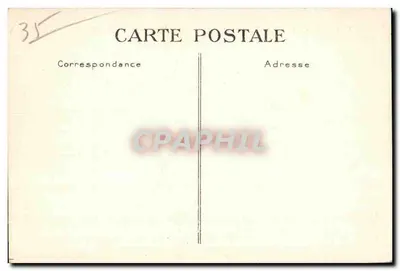 Fougères — O Castelo — Reprodução da gravura do fougerais Bachelot de la Pylaie (1810) — Verso