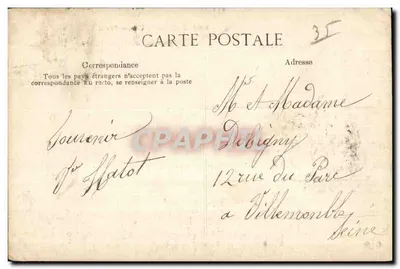 Fougères — O Castelo Feudal — n° 36 — Verso