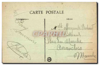 Fougeres - O Castelo (lado Oeste) — Coleção J. Bornat — Verso