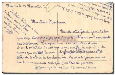 Rennes - Le Thabor - Entrée Rue de Paris — n°4491 — Verso