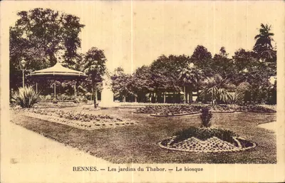 Rennes — Les jardins du Thabor — Le kiosque