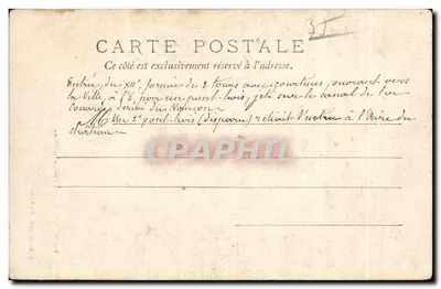 Fougères — Porta e Castelo — Andricu, editor, Morlaix — Verso
